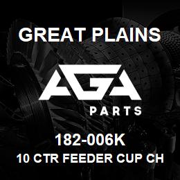 182-006K Great Plains 10 CTR FEEDER CUP CHANNEL ASSY | AGA Parts