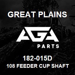 182-015D Great Plains 108 FEEDER CUP SHAFT | AGA Parts