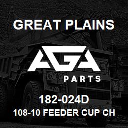 182-024D Great Plains 108-10 FEEDER CUP CHANNEL | AGA Parts