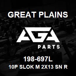 198-697L Great Plains 10P SLOK M 2X13 SN REAR | AGA Parts