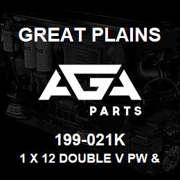 199-021K Great Plains 1 X 12 DOUBLE V PW & HARDWARE | AGA Parts