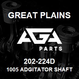 202-224D Great Plains 1005 ADGITATOR SHAFT | AGA Parts