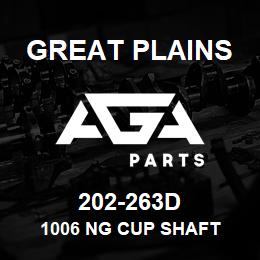 202-263D Great Plains 1006 NG CUP SHAFT | AGA Parts