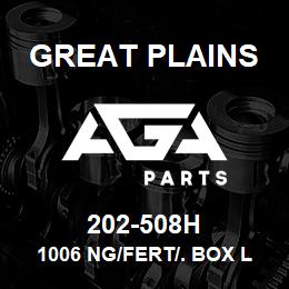 202-508H Great Plains 1006 NG/FERT/. BOX LID | AGA Parts