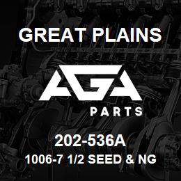 202-536A Great Plains 1006-7 1/2 SEED & NG | AGA Parts