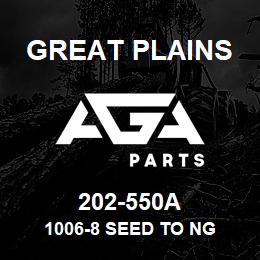 202-550A Great Plains 1006-8 SEED TO NG | AGA Parts