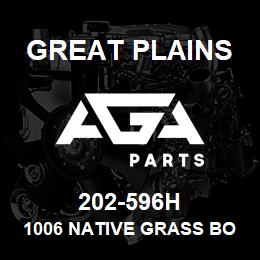 202-596H Great Plains 1006 NATIVE GRASS BOX | AGA Parts