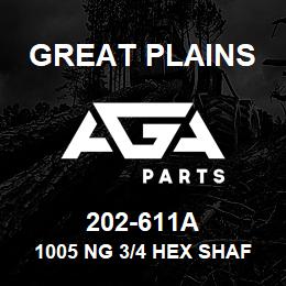 202-611A Great Plains 1005 NG 3/4 HEX SHAFT KIT | AGA Parts