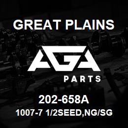 202-658A Great Plains 1007-7 1/2SEED,NG/SGS IN ROW | AGA Parts