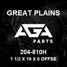 204-810H Great Plains 1 1/2 X 19 X 6 OFFSET SHANK | AGA Parts