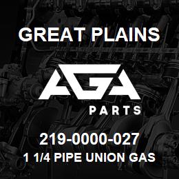 219-0000-027 Great Plains 1 1/4 PIPE UNION GASKET | AGA Parts