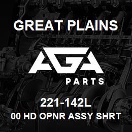 221-142L Great Plains 00 HD OPNR ASSY SHRT KEET 3X13 | AGA Parts