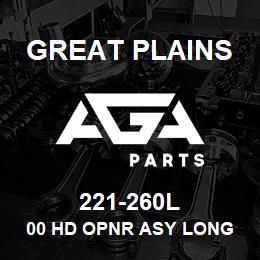 221-260L Great Plains 00 HD OPNR ASY LONG S-LOK 2X13 | AGA Parts