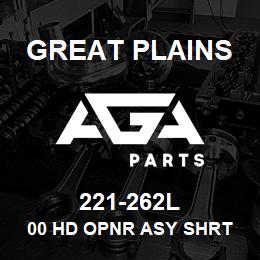 221-262L Great Plains 00 HD OPNR ASY SHRT S-LOK 3X13 | AGA Parts