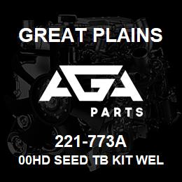 221-773A Great Plains 00HD SEED TB KIT WELDED NUTBAR | AGA Parts