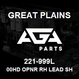 221-999L Great Plains 00HD OPNR RH LEAD SHT BASE ASM | AGA Parts