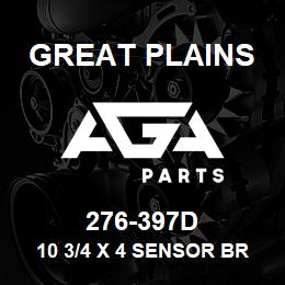 276-397D Great Plains 10 3/4 X 4 SENSOR BRACKET 1.25 | AGA Parts