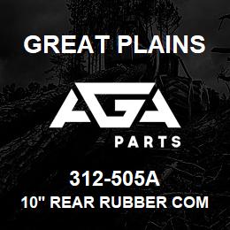 312-505A Great Plains 10' REAR RUBBER COMPLETE | AGA Parts