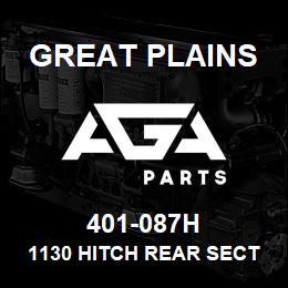 401-087H Great Plains 1130 HITCH REAR SECTION | AGA Parts