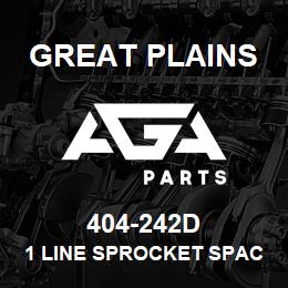 404-242D Great Plains 1 LINE SPROCKET SPACER TUBE | AGA Parts