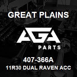 407-366A Great Plains 11R30 DUAL RAVEN ACCUFLOW | AGA Parts