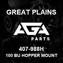 407-988H Great Plains 100 BU HOPPER MOUNT | AGA Parts