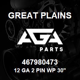 467980473 Great Plains 12 GA 2 PIN WP 30' EXTENSION | AGA Parts