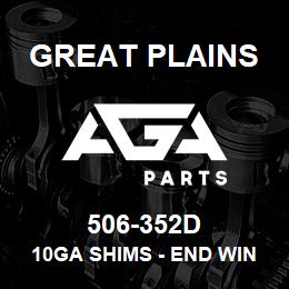 506-352D Great Plains 10GA SHIMS - END WING LEVEL | AGA Parts