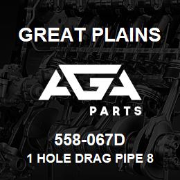 558-067D Great Plains 1 HOLE DRAG PIPE 8 | AGA Parts