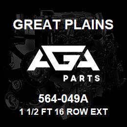 564-049A Great Plains 1 1/2 FT 16 ROW EXT KIT | AGA Parts