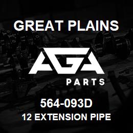 564-093D Great Plains 12 EXTENSION PIPE | AGA Parts