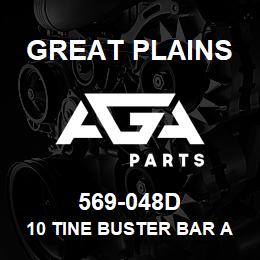 569-048D Great Plains 10 TINE BUSTER BAR ANGL | AGA Parts