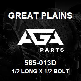 585-013D Great Plains 1/2 LONG X 1/2 BOLT SPACER | AGA Parts