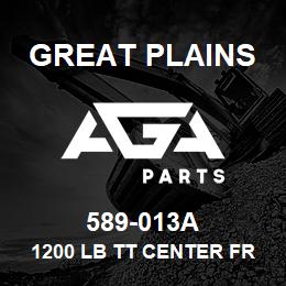 589-013A Great Plains 1200 LB TT CENTER FRME WGT KIT | AGA Parts