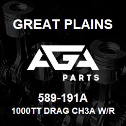 589-191A Great Plains 1000TT DRAG CH3A W/REEL | AGA Parts