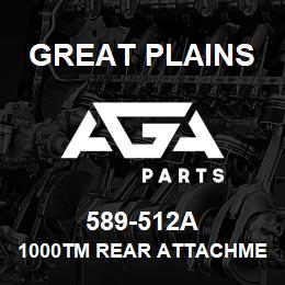 589-512A Great Plains 1000TM REAR ATTACHMENT BAR | AGA Parts