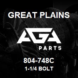 804-748C Great Plains 1-1/4 BOLT | AGA Parts