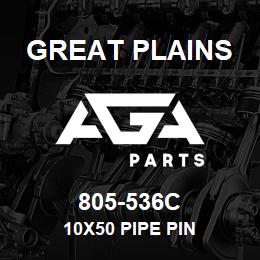 805-536C Great Plains 10X50 PIPE PIN | AGA Parts