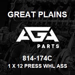 814-174C Great Plains 1 X 12 PRESS WHL ASSY-5203BRG | AGA Parts