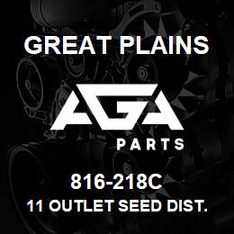 816-218C Great Plains 11 OUTLET SEED DIST. RING | AGA Parts