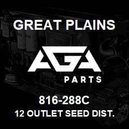 816-288C Great Plains 12 OUTLET SEED DIST. RING | AGA Parts