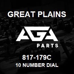 817-179C Great Plains 10 NUMBER DIAL | AGA Parts