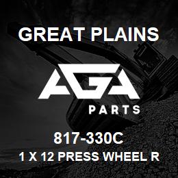 817-330C Great Plains 1 X 12 PRESS WHEEL RIM HALF | AGA Parts