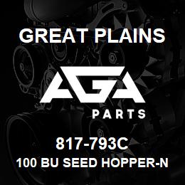 817-793C Great Plains 100 BU SEED HOPPER-NO LID | AGA Parts