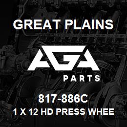 817-886C Great Plains 1 X 12 HD PRESS WHEEL RIM HALF | AGA Parts