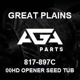 817-897C Great Plains 00HD OPENER SEED TUBE | AGA Parts