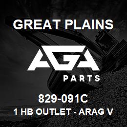 829-091C Great Plains 1 HB OUTLET - ARAG VALVE | AGA Parts