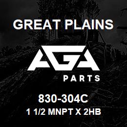 830-304C Great Plains 1 1/2 MNPT X 2HB | AGA Parts