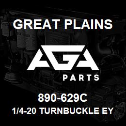 890-629C Great Plains 1/4-20 TURNBUCKLE EYE & EYE | AGA Parts