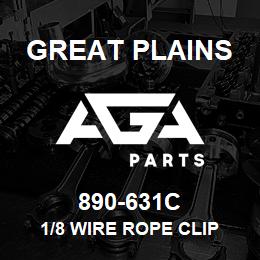 890-631C Great Plains 1/8 WIRE ROPE CLIP | AGA Parts